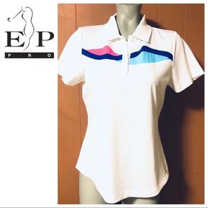 NWT EP Pro Sugar Rush Polo Golf Shirt M